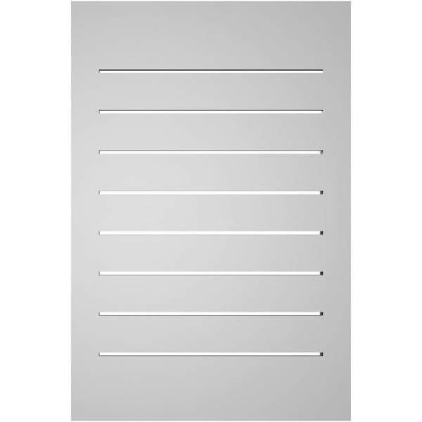 Ekena Millwork Vertical Surface Mount PVC Gable Vent: Functional, w/ 2"W x 1-1/2"P Brickmould Frame, 20"W x 30"H - GVPVE20X3002SF