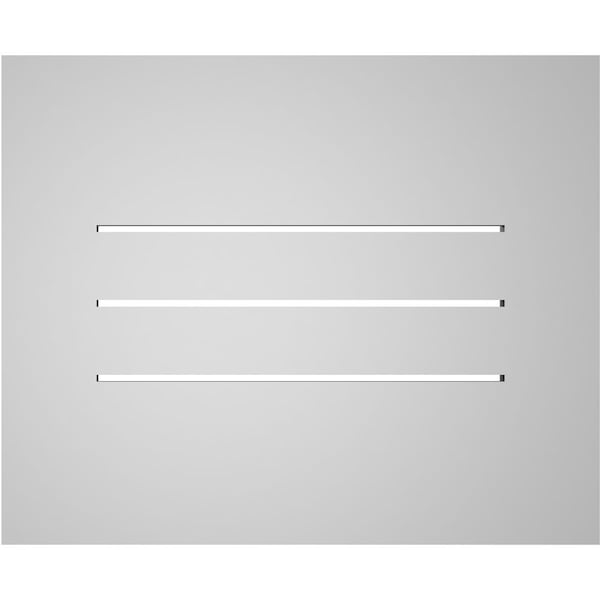Ekena Millwork Vertical Surface Mount PVC Gable Vent: Functional, w/ 3-1/2"W x 1"P Standard Frame, 22"W x 18"H - GVPVE22X1801SF