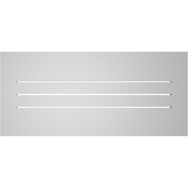 Ekena Millwork Vertical Surface Mount PVC Gable Vent: Functional, w/ 3-1/2"W x 1"P Standard Frame, 40"W x 18"H - GVPVE40X1801SF