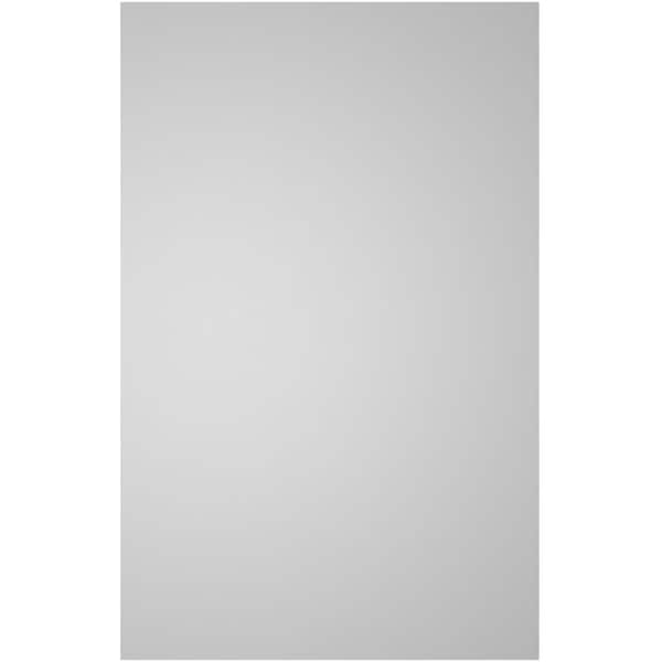 Ekena Millwork Vertical Surface Mount PVC Gable Vent: Non-Functional, w/ 3-1/2"W x 1"P Standard Frame, 14"W x 22"H - GVPVE14X2201SN