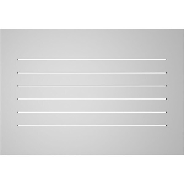 Ekena Millwork Vertical Surface Mount PVC Gable Vent: Functional, w/ 3-1/2"W x 1"P Standard Frame, 38"W x 26"H - GVPVE38X2601SF