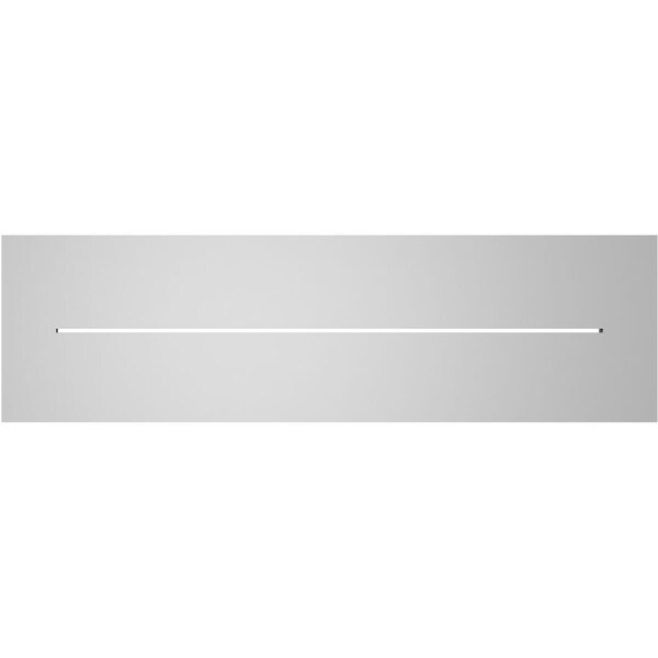 Ekena Millwork Vertical Surface Mount PVC Gable Vent: Functional, w/ 3-1/2"W x 1"P Standard Frame, 42"W x 12"H - GVPVE42X1201SF