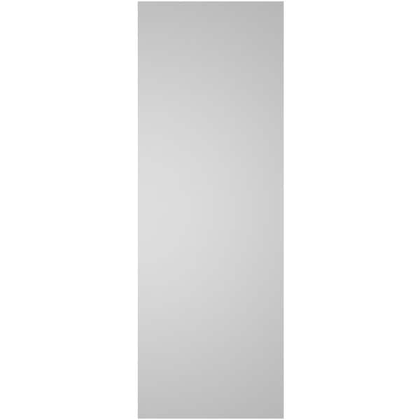 Ekena Millwork Vertical Surface Mount PVC Gable Vent: Non-Functional, w/ 3-1/2"W x 1"P Standard Frame, 14"W x 40"H - GVPVE14X4001SN