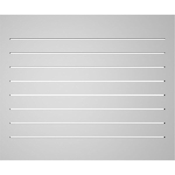 Ekena Millwork Vertical Surface Mount PVC Gable Vent: Functional, w/ 2"W x 2"P Brickmould Sill Frame, 36"W x 30"H - GVPVE36X3003SF