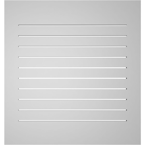 Ekena Millwork Vertical Surface Mount PVC Gable Vent: Functional, w/ 3-1/2"W x 1"P Standard Frame, 34"W x 36"H - GVPVE34X3601SF