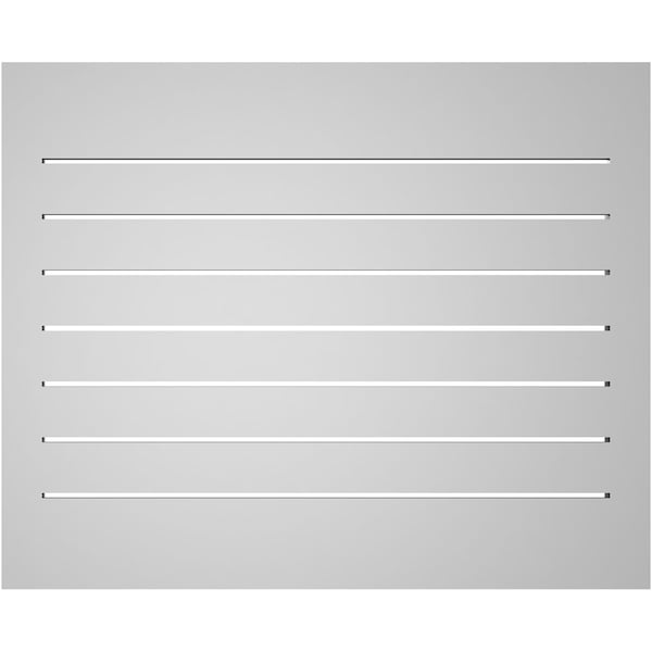 Ekena Millwork Vertical Surface Mount PVC Gable Vent: Functional, w/ 2"W x 2"P Brickmould Sill Frame, 32"W x 26"H - GVPVE32X2603SF