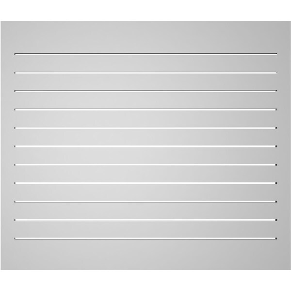 Ekena Millwork Vertical Surface Mount PVC Gable Vent: Functional, w/ 2"W x 2"P Brickmould Sill Frame, 42"W x 36"H - GVPVE42X3603SF