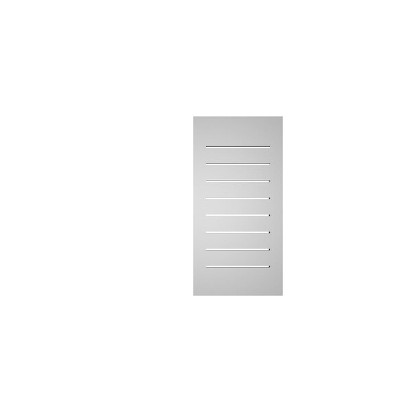 Ekena Millwork Vertical Surface Mount PVC Gable Vent: Functional, w/ 2"W x 1-1/2"P Brickmould Frame, 14"W x 28"H - GVPVE14X2802SF