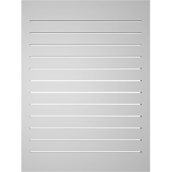 Ekena Millwork Vertical Surface Mount PVC Gable Vent: Functional, w/ 2"W x 1-1/2"P Brickmould Frame, 30"W x 40"H - GVPVE30X4002SF