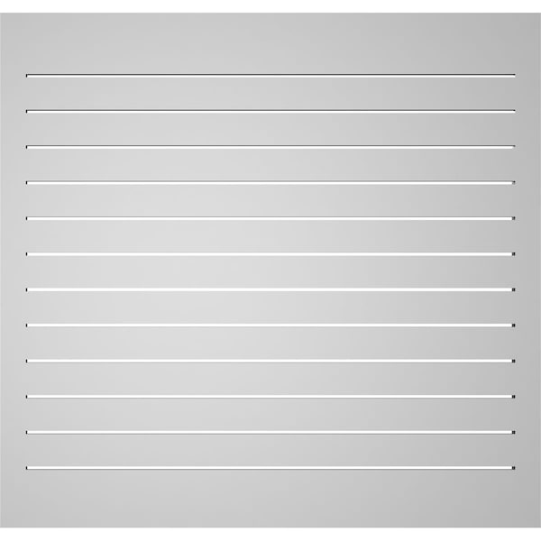 Ekena Millwork Vertical Surface Mount PVC Gable Vent: Functional, w/ 2"W x 1-1/2"P Brickmould Frame, 42"W x 40"H - GVPVE42X4002SF