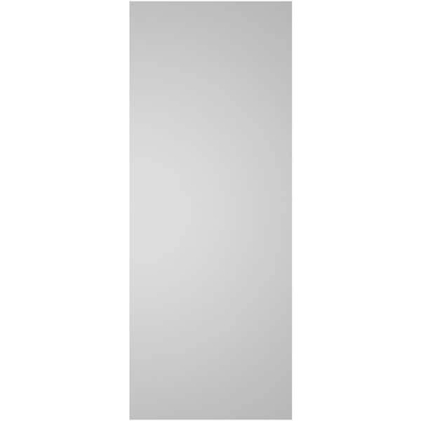 Ekena Millwork Vertical Surface Mount PVC Gable Vnt: Non-Functional, w/2"W x 1-1/2"H, Brickmould Frame, 14"W x 36"H - GVPVE14X3602SN