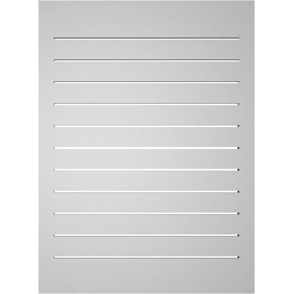 Ekena Millwork Vertical Surface Mount PVC Gable Vent: Functional, w/ 2"W x 1-1/2"P Brickmould Frame, 28"W x 38"H - GVPVE28X3802SF