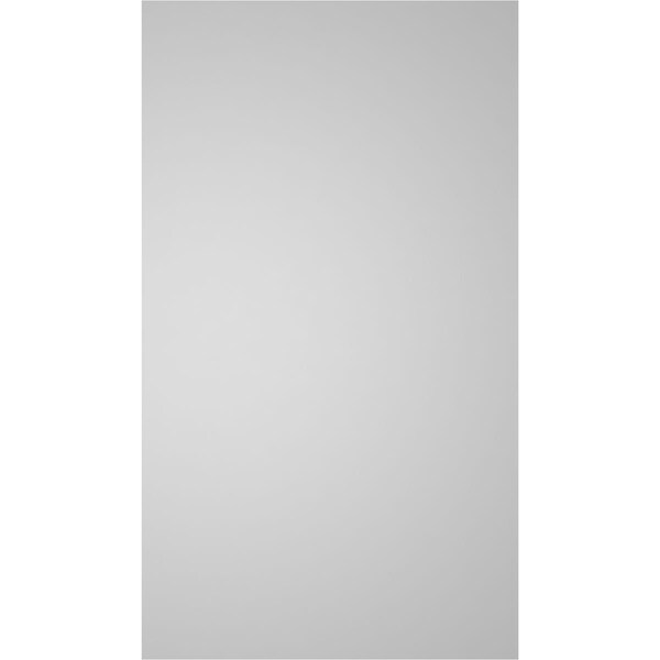 Ekena Millwork Vertical Surface Mount PVC Gable Vnt: Non-Functional, w/2"W x 1-1/2"H, Brickmould Frame, 16"W x 28"H - GVPVE16X2802SN