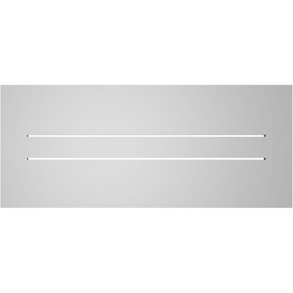 Ekena Millwork Vertical Surface Mount PVC Gable Vent: Functional, w/ 3-1/2"W x 1"P Standard Frame, 38"W x 16"H - GVPVE38X1601SF