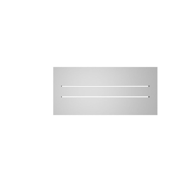 Ekena Millwork Vertical Surface Mount PVC Gable Vent: Functional, w/ 2"W x 1-1/2"P Brickmould Frame, 26"W x 12"H - GVPVE26X1202SF