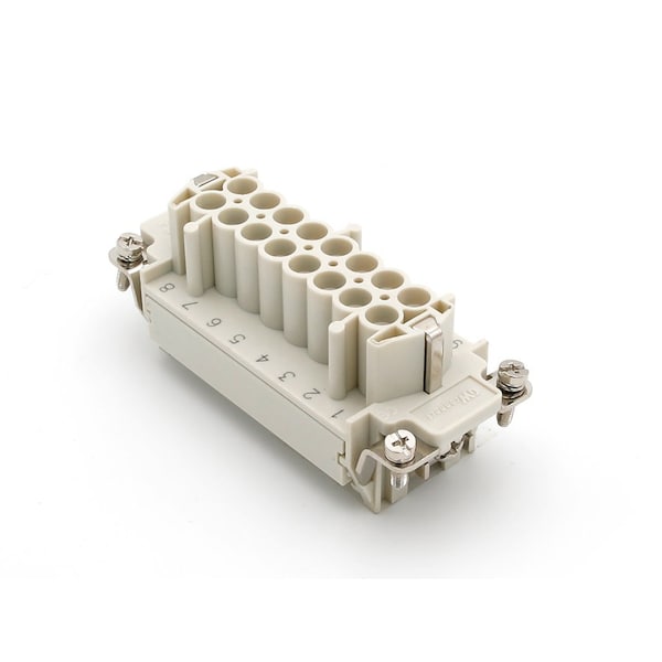 Inserto de contacto de crimpado Molex Gwconnect, hembra, 16 polos, 16A, numerados del 1 al 16, para contacto de crimpado - 7316.6063.0