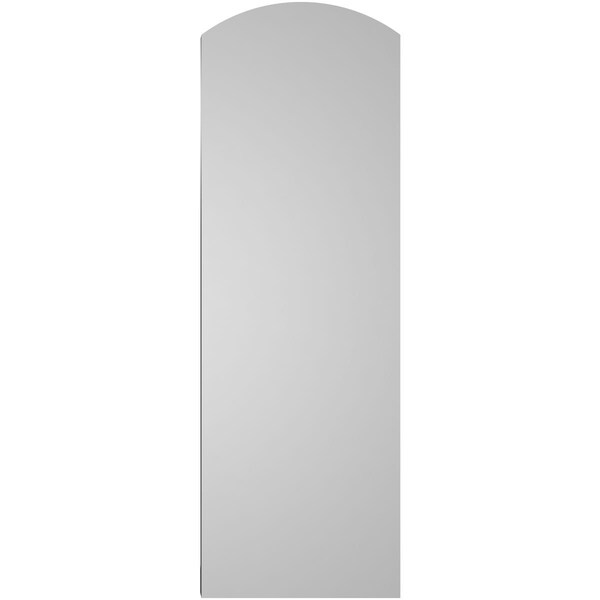 Ekena Millwork Arch Top Surface Mount PVC Gable Vent: Functional, w/ 2"W x 2"P Brickmould Sill Frame, 14"W x 42"H - GVPAR14X4203SF