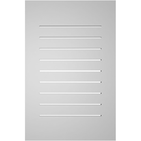 Ekena Millwork Vertical Surface Mount PVC Gable Vent: Functional, w/ 3-1/2"W x 1"P Standard Frame, 22"W x 34"H - GVPVE22X3401SF