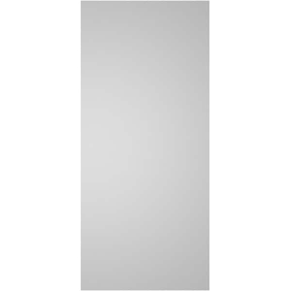 Ekena Millwork Vertical Surface Mount PVC Gable Vent: Non-Functional, w/ 3-1/2"W x 1"P Standard Frame, 16"W x 36"H - GVPVE16X3601SN