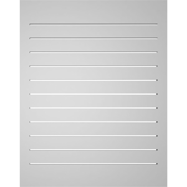 Ekena Millwork Vertical Surface Mount PVC Gable Vent: Functional, w/ 2"W x 1-1/2"P Brickmould Frame, 30"W x 38"H - GVPVE30X3802SF