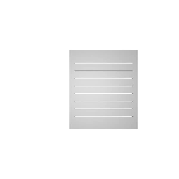 Ekena Millwork Vertical Surface Mount PVC Gable Vent: Functional, w/ 2"W x 1-1/2"P Brickmould Frame, 26"W x 30"H - GVPVE26X3002SF