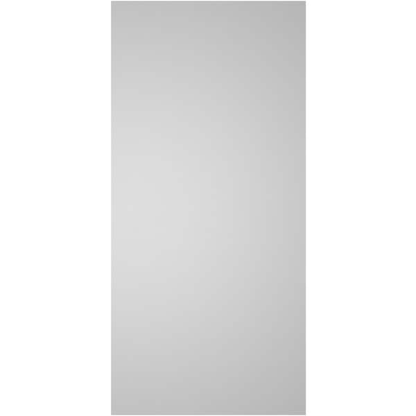 Ekena Millwork Vertical Surface Mount PVC Gable Vent w/ 2"W x 2"H , Brickmould Sill Frame, 16"W x 34"H - GVPVE16X3403SN