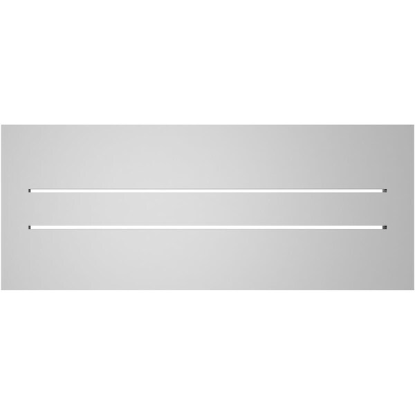 Ekena Millwork Vertical Surface Mount PVC Gable Vent: Functional, w/ 2"W x 1-1/2"P Brickmould Frame, 30"W x 12"H - GVPVE30X1202SF