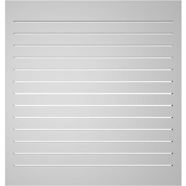 Ekena Millwork Vertical Surface Mount PVC Gable Vent: Functional, w/ 2"W x 2"P Brickmould Sill Frame, 40"W x 42"H - GVPVE40X4203SF