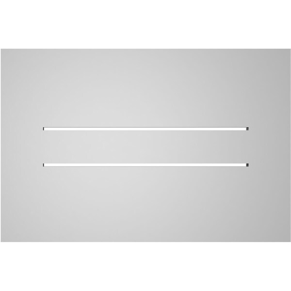 Ekena Millwork Vertical Surface Mount PVC Gable Vent: Functional, w/ 3-1/2"W x 1"P Standard Frame, 24"W x 16"H - GVPVE24X1601SF
