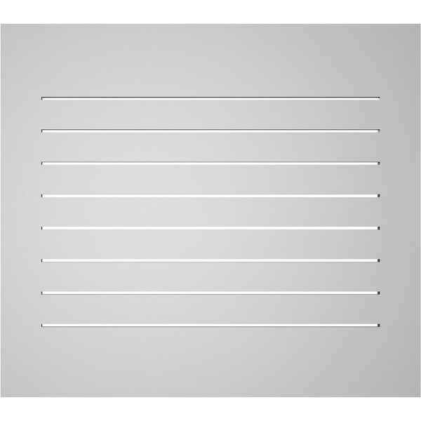 Ekena Millwork Vertical Surface Mount PVC Gable Vent: Functional, w/ 3-1/2"W x 1"P Standard Frame, 36"W x 32"H - GVPVE36X3201SF