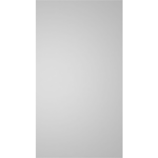 Ekena Millwork Vertical Surface Mount PVC Gable Vnt: Non-Functional, w/2"W x 1-1/2"H, Brickmould Frame, 22"W x 40"H - GVPVE22X4002SN