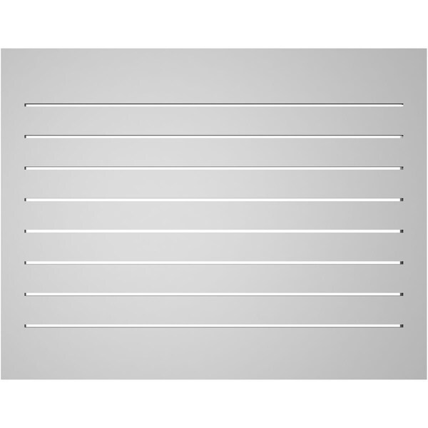 Ekena Millwork Vertical Surface Mount PVC Gable Vent: Functional, w/ 2"W x 1-1/2"P Brickmould Frame, 36"W x 28"H - GVPVE36X2802SF