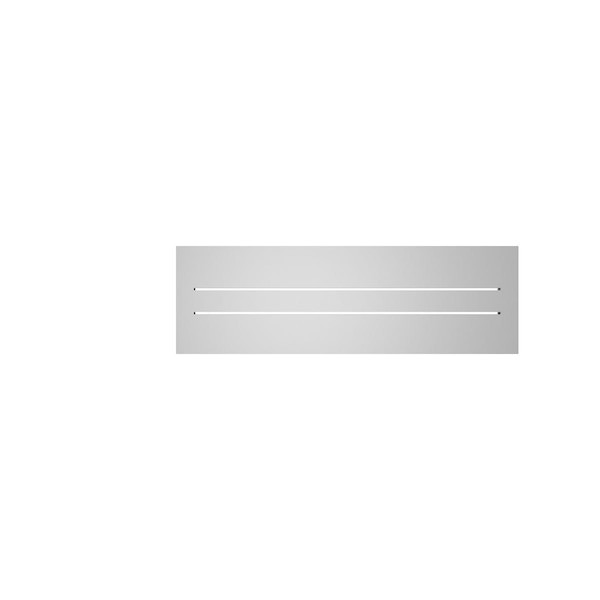 Ekena Millwork Vertical Surface Mount PVC Gable Vent: Functional, w/ 2"W x 2"P Brickmould Sill Frame, 38"W x 12"H - GVPVE38X1203SF