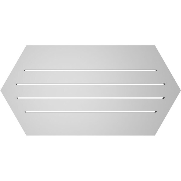 Ekena Millwork Half Round Surface Mount PVC Gable Vent: Functional, w/ 2"W x 2"P Brickmould Sill Frame, 34"W x 17"H - GVPHR34X1703SF