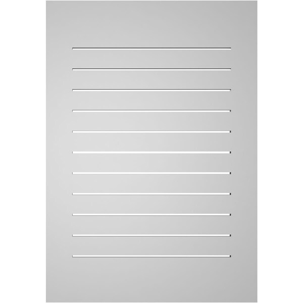 Ekena Millwork Vertical Surface Mount PVC Gable Vent: Functional, w/ 3-1/2"W x 1"P Standard Frame, 28"W x 40"H - GVPVE28X4001SF
