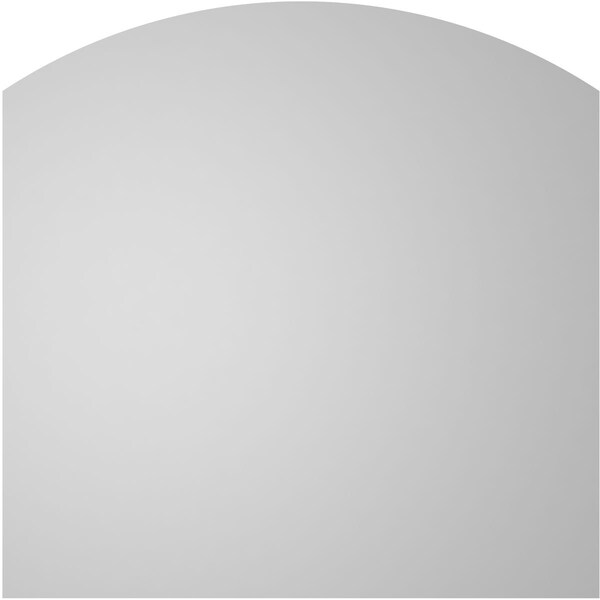 Ekena Millwork Arch Top Surface Mount PVC Gable Vent: Functional, w/ 2"W x 1-1/2"P Brickmould Frame, 24"W x 24"H - GVPAR24X2402SF