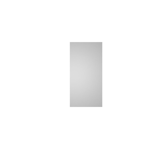 Ekena Millwork Vertical Surface Mount PVC Gable Vnt: Non-Functional, w/2"W x 1-1/2"H, Brickmould Frame, 14"W x 28"H - GVPVE14X2802SN