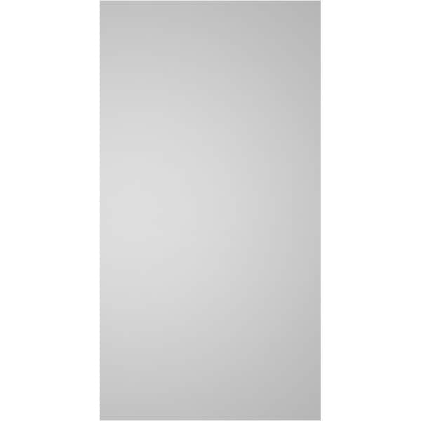 Ekena Millwork Vertical Surface Mount PVC Gable Vent w/ 2"W x 2"H , Brickmould Sill Frame, 20"W x 38"H - GVPVE20X3803SN