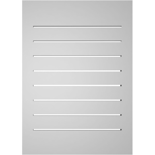 Ekena Millwork Vertical Surface Mount PVC Gable Vent: Functional, w/ 2"W x 1-1/2"P Brickmould Frame, 20"W x 28"H - GVPVE20X2802SF