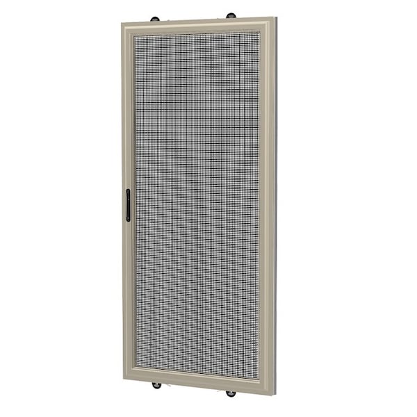 Ritescreen 76 in W x 38 in H Sliding Screen Door, KD.144EXT, Pet Screen Mesh, Clay - KD.144EXT
