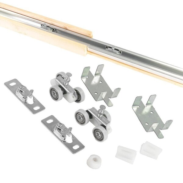 Renin Pocket Door Frame Kit, 36 in W, 96 in H, Commercial Grade - PD3080MKDBB