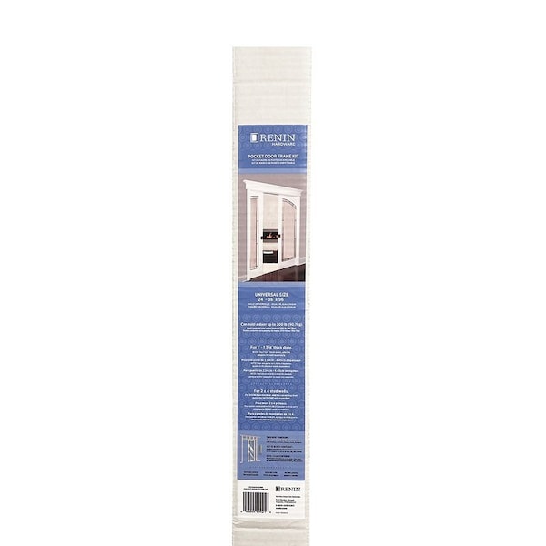 Renin Pocket Door Frame Kit, 36 in W, 96 in H, Commercial Grade - PD3080MKDBB