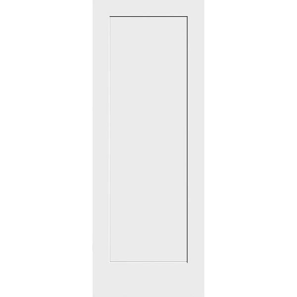 Trimlite 32" x 84" Primed 1-Panel Interior Shaker Slab Door - 2870PRI8401