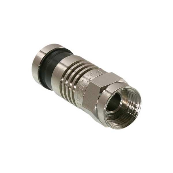 Gem By Triplett Cable RG6 de Triple/Quad Blindaje Doble F M, Paquete de 10 - 0406-6CSQSTP