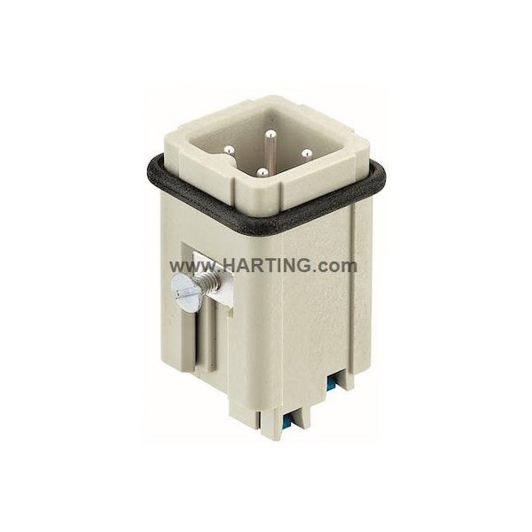 Inserto macho Harting Han 3A con Quick-Lock, PAQ. 10 - 09200032633