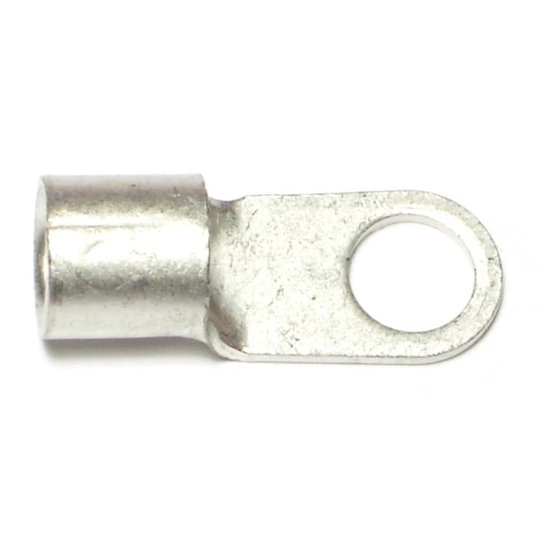 Terminales de anillo sin aislamiento de 2 WG x 3/8" de Midwest Fastener - Paquete de 6 (66994)
