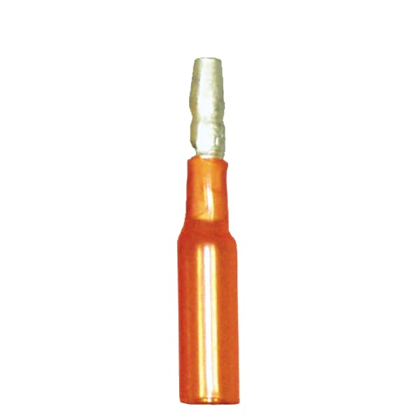 Terminal de bala macho termocontraíble de 12-10 AWG con espárrago de 0.195" PK25 - 164472-025