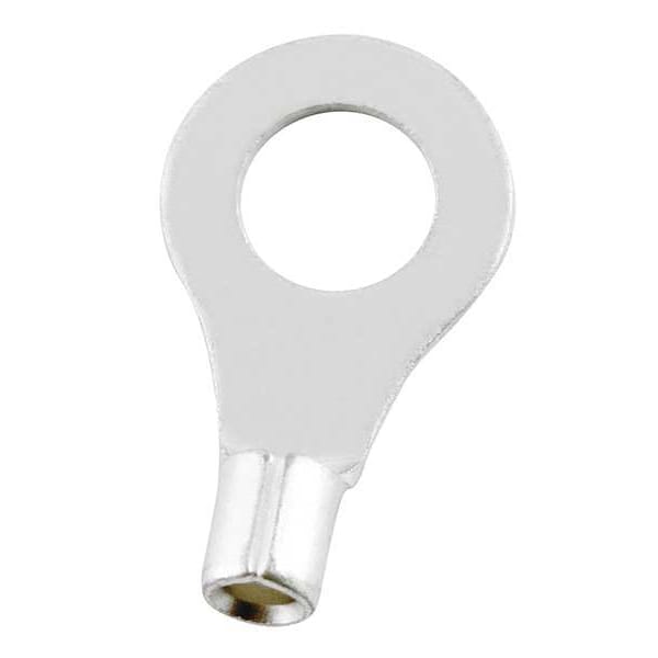 Terminal de Anillo No Aislado Power First 12-10 AWG para Perno #4 PK50 - 24C869