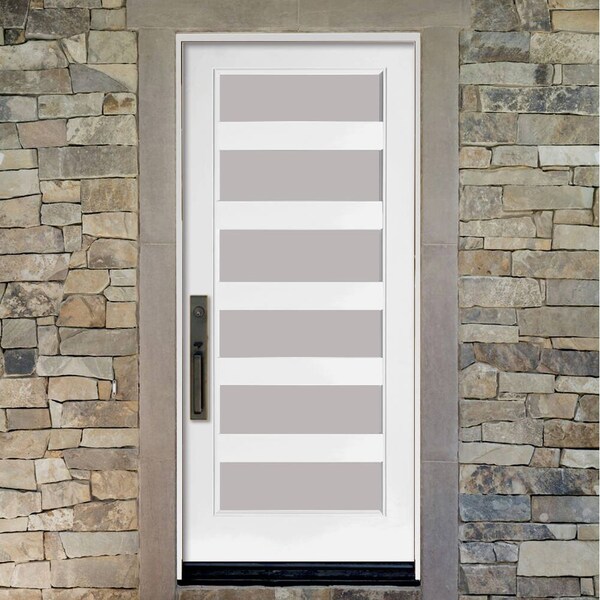 Trimlite Exterior Single Door, Left Hand/Inswing, 1.75 Thick, Fiberglass - 3080LHISPSF20F6LS691615B