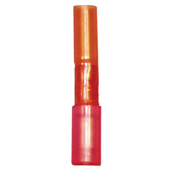 Terminal hembra de bala con contracción de calor de 12-10 AWG, broche de 0.195", paquete de 25 unidades - 164468-025